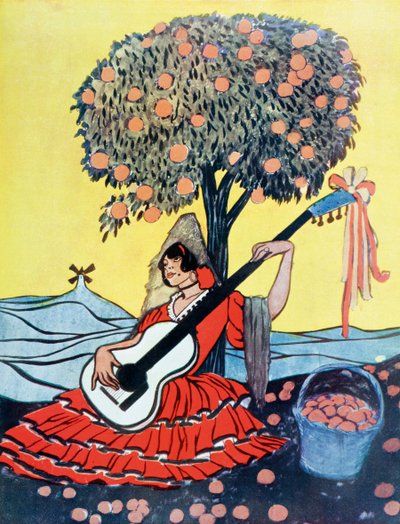 "Españolada", All Things Spanish, After a work by Francisco Sancha, from La Esfera بواسطة غير معروف