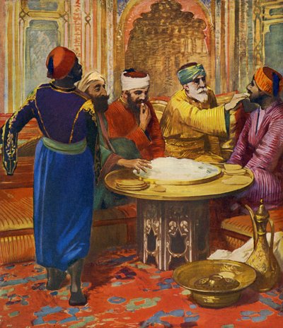وجبة المساء بواسطة فنان غير معروف