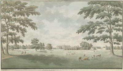قاعة فيشرويك: الرسم بالألوان المائية ، 1786 بواسطة غير معروف