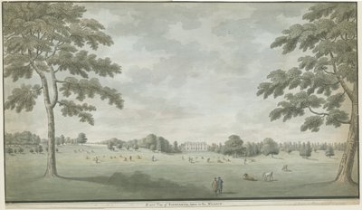 قاعة فيشرويك: الرسم بالألوان المائية ، بدون تاريخ [1786] بواسطة غير معروف