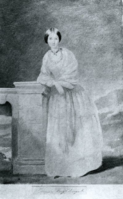 Florence Nightingale, English nurse and hospital reformer, c 1860 بواسطة غير معروف
