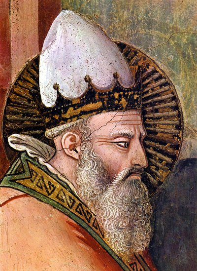 لوحة جدارية لماسو دي بانكو (1341 - 1346)، تفاصيل قصة ليلة رأس السنة (لوحة جدارية) بواسطة فنان غير معروف