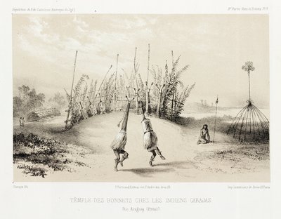 معبد غطاء الرأس لهنود كاراجاس ، البرازيل ، حوالي 1843-1847 بواسطة غير معروف