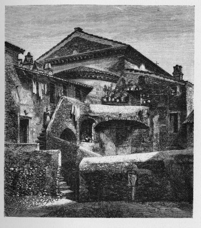 تاريخ روما القديمة. نقوش روما عام 1872 بواسطة غير معروف