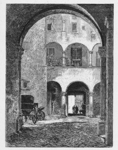 تاريخ روما القديمة. نقوش روما عام 1872 بواسطة غير معروف