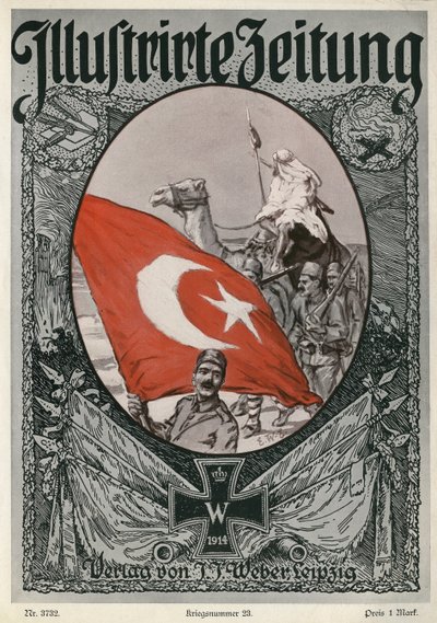 صحيفة إليسترت تسايتونغ: الغلاف الأمامي، 7 يناير 1915 بواسطة فنان غير معروف