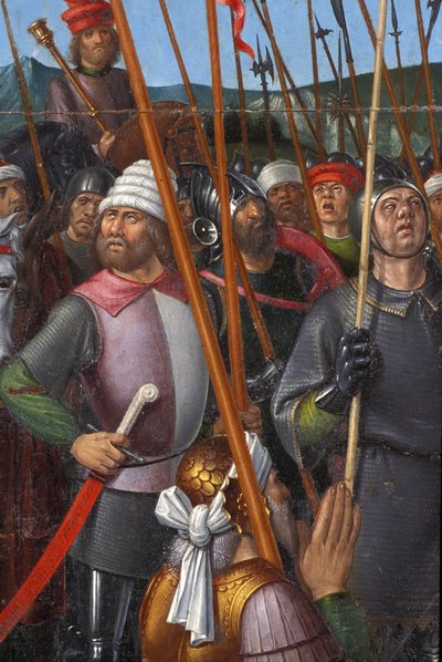Indre & Loire N * 174 - Chateau de Loches - تفاصيل مذبح الصلب - مدرسة جان فوكيه - 1485 - بواسطة غير معروف