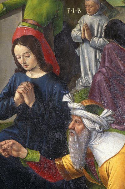 Indre & Loire N * 176 - Chateau de Loches - تفاصيل مذبح الصلب - مدرسة جان فوكيه - 1485 - بواسطة غير معروف