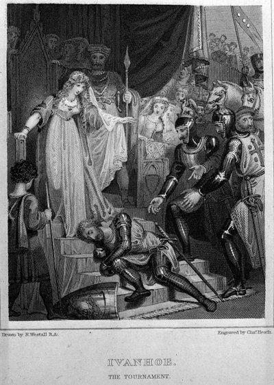 Ivanhoe ، رواية تاريخية بواسطة والتر سكوت (1819) بواسطة غير معروف