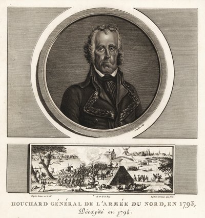 جان نيكولا هوشارد ، الجنرال الثوري الفرنسي دي لارمي دو نور ، أعدم بتهمة الجبن في عام 1793 بواسطة غير معروف