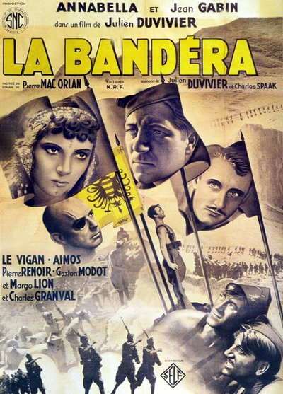 لا بانديرا لجوليان دوفيفير مع أنابيلا وجان جابين 1935 بواسطة غير معروف