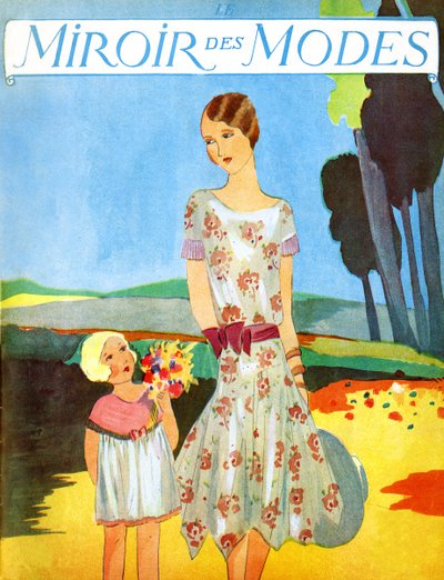 لو ميروار دي مودس أبريل 1928 بواسطة فنان غير معروف