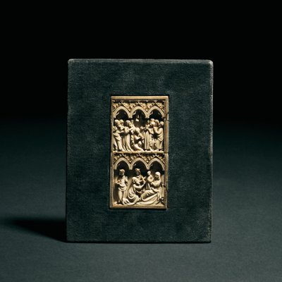 الجناح الأيسر من diptych مع صعود وعشق المجوس بواسطة غير معروف