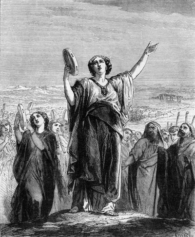 مريم النبية أغنية الاحتفال - الكتاب المقدس - مريم النبية - الكتاب المقدس بواسطة فنان غير معروف