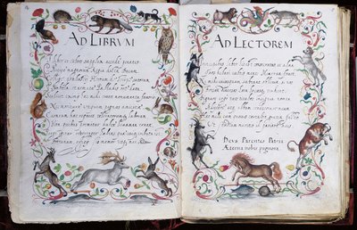 صفحات من ألبوم Amicorum الخاص بـ Philipp Hainhofer ، 1596-1633 بواسطة غير معروف