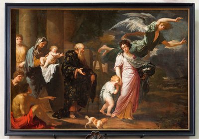 كنيسة الرعية (رعية كنيسة السيدة العذراء). الداخلية. تلوين. بواسطة فنان غير معروف