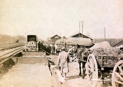 صورة من ألبوم شخصي لأحد ملازم المشاة خلال الأشهر الأولى من الحرب العالمية الأولى بواسطة غير معروف