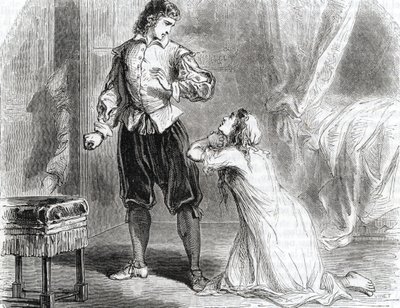 علاقة السم: لم شمل Marquise de Brinvilliers مع عشيقها المعلم Briancourt بواسطة فنان غير معروف