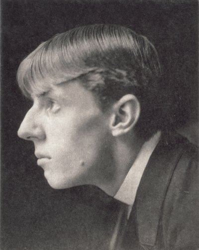 صورة لأوبري بيردسلي (1872-98) بواسطة فريدريك إيفانز (1853-1943) (صورة بني داكن) بواسطة غير معروف