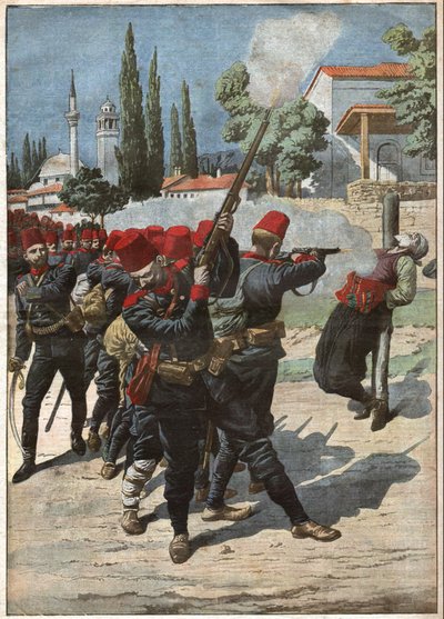 ثورة في ألباني. أعمال شغب في ألبانيا. بواسطة نيكولاس ليز