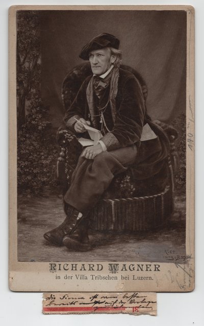 ريتشارد فاغنر (1813-1883) (1868، صورة فوتوغرافية) بواسطة فنان غير معروف