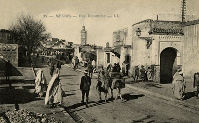 شارع روامزين، مكناس، المغرب بواسطة فنان غير معروف