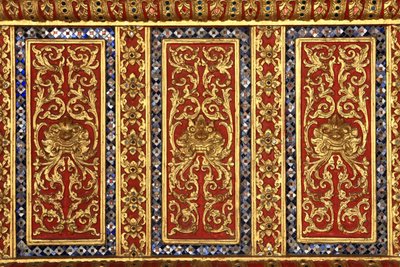 النحت. معبد الرخام. وات Benchamabophit Dusitvanaram Ratchaworawiharn. 1899. بانكوك. تايلاند بواسطة غير معروف