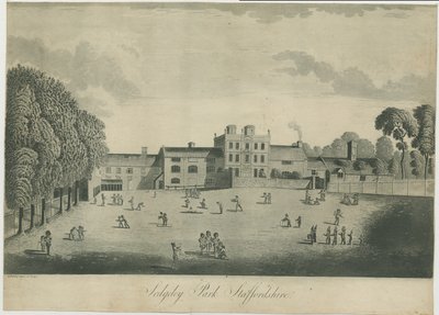 مدرسة Sedgley Park: نقش مائي ، بدون تاريخ [سي 1797] بواسطة غير معروف