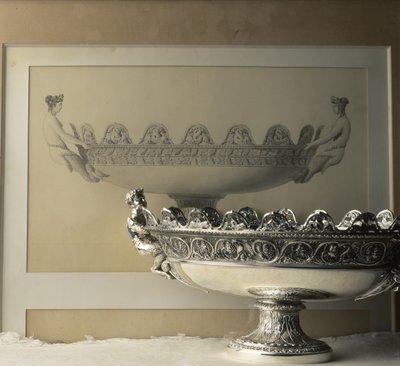 رسم بالفضة رسمه جان بابتيست كلود أوديوت (1753-1850) واستنساخه. بداية القرن التاسع عشر بواسطة غير معروف