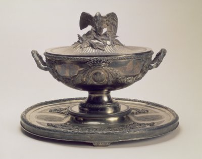 سلطانية فضية وقائمة من خدمة Saltykov ، بقلم روبرت جوزيف أوغست (1725-1805) ، باريس بواسطة غير معروف