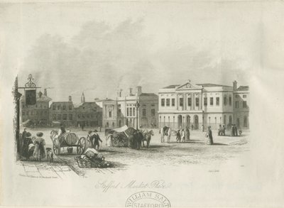 ستافورد - ماركت بليس: engraving، nd [c 1841] بواسطة غير معروف