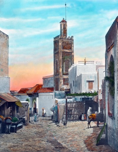 طنجة الجامع الكبير بواسطة فنان غير معروف