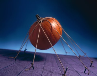 اليقطين المربوط بواسطة فنان غير معروف