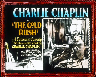 "The Gold Rush" ، ملصق الفيلم (ملصق الفيلم "La Ruee vers l'or) بواسطة غير معروف