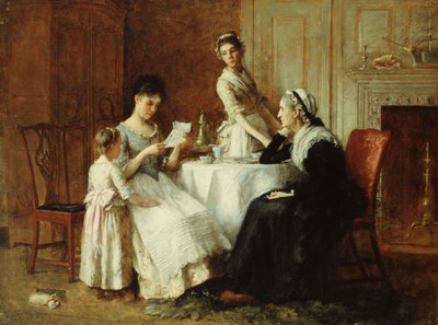 الرسالة التي طال انتظارها ، 1890 بواسطة غير معروف