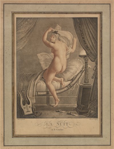 الليل ، باريس ، حوالي 1815 (نقش) بواسطة فنان غير معروف