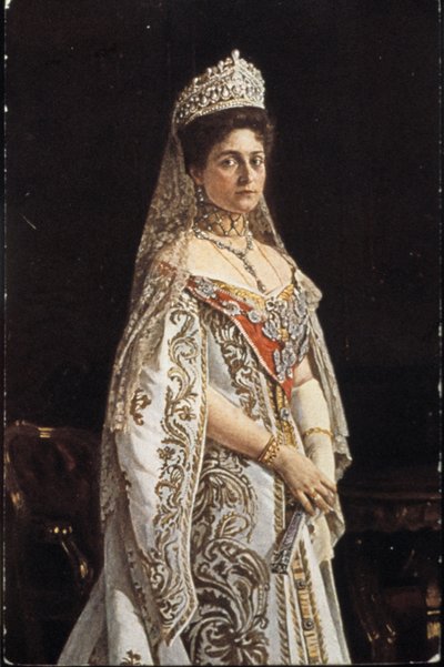 القيصرة ألكسندرا فيودوروفنا (1872-1918). بواسطة فنان غير معروف