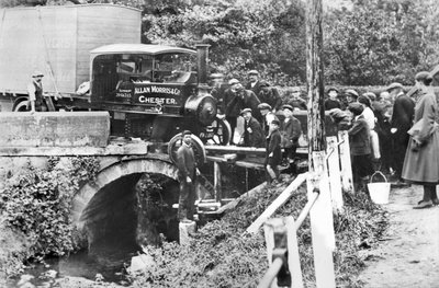 United Kingdon : Steam Wagon Accident, Cheshire بواسطة غير معروف