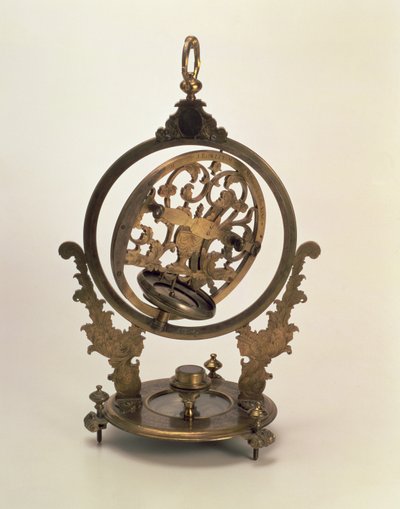 ساعة شمسية عالمية مع تركيب استوائي من مجموعة بيتر الأول لجون رولي (1674-1719) ، لندن بواسطة غير معروف
