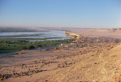 منظر لوادي النيل من مقبرة (صورة) بواسطة غير معروف