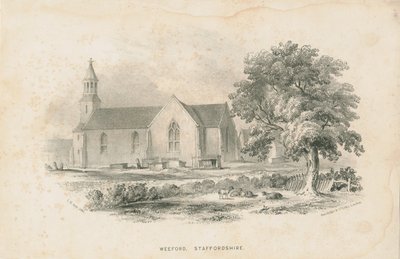 كنيسة ويفورد: الطباعة الحجرية ، 1841 بواسطة غير معروف