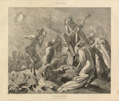 حب الشباب ، كارلسروه ، حوالي 1850 (نقش) بواسطة فنان غير معروف