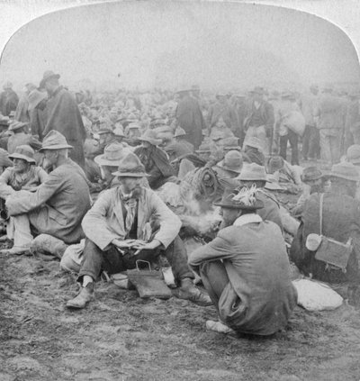 أسرى حرب البوير ، جنوب أفريقيا ، حرب البوير الثانية ، 1900. بواسطة أندروود أند أندروود