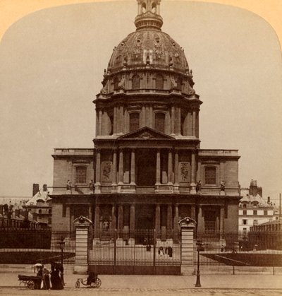 Dome des Invalides ، حيث يقع المحارب القوي - قبر نابليون الأول ، باريس ، فرنسا ، 1900. بواسطة أندروود أند أندروود