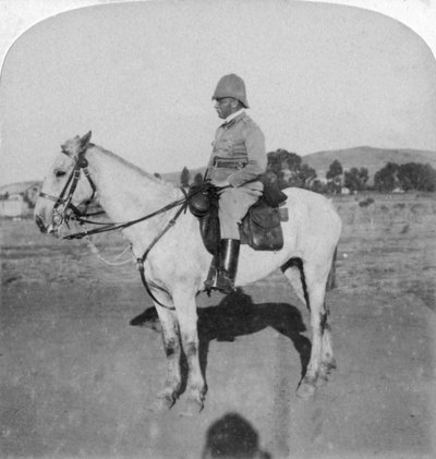 اللواء جون فرنش ، قائد سلاح الفرسان الجريء ، بريتوريا ، جنوب أفريقيا ، حرب البوير ، 1901. بواسطة أندروود أند أندروود