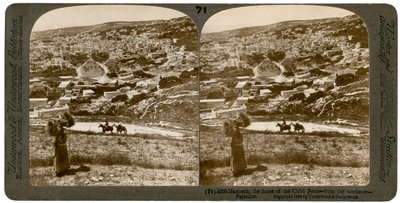 الناصرة ، كما يُرى من الشمال الشرقي ، فلسطين ، 1900. بواسطة أندروود أند أندروود