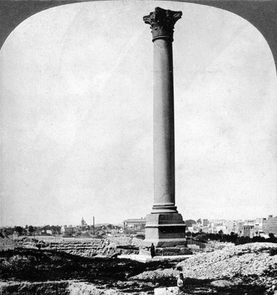 بومبيس بيلار ، معلم البحارة ، والإسكندرية الحديثة ، مصر ، 1905. بواسطة أندروود أند أندروود