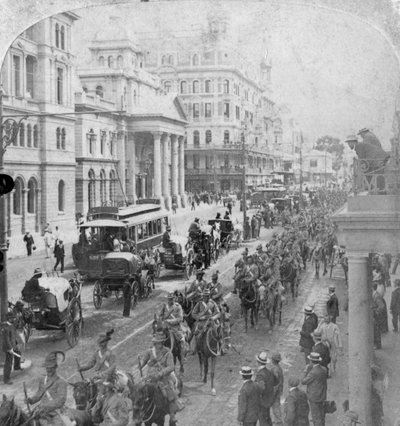 حصان أفريقي جنوبي ، كيب تاون ، جنوب أفريقيا ، حرب البوير الثانية ، 1900 بواسطة أندروود أند أندروود