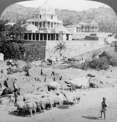 معابد جاين ، جبل أبو ، الهند ، 1902. بواسطة أندروود أند أندروود