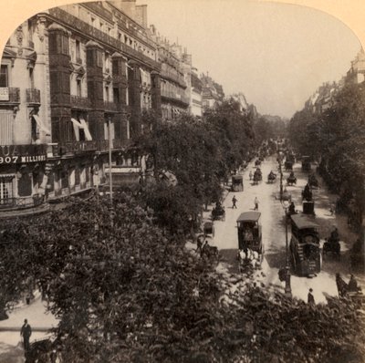 جراند بوليفارد ، باريس ، فرنسا ، 1894. بواسطة أندروود أند أندروود